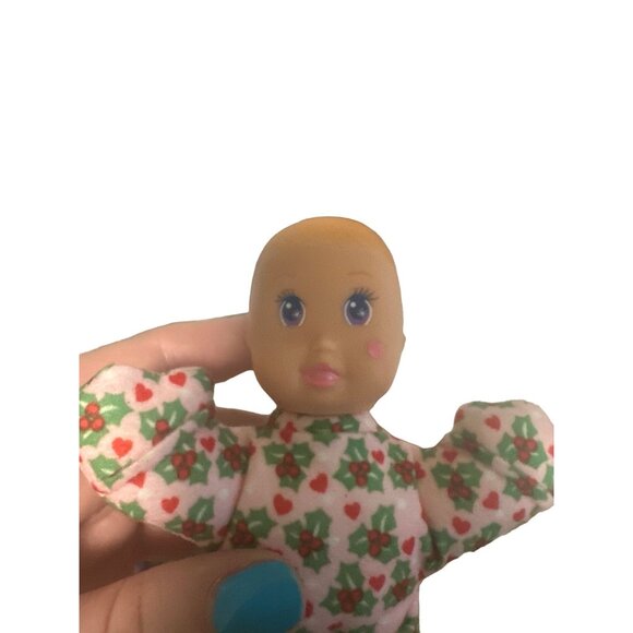 Vintage 1993 McDonald's Mattel Baby Doll With Holiday Pajamas Stuffed With Polye - Picture 5 of 5